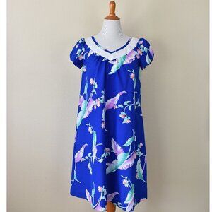 Vintage Hilo Hatties Hawaiian Mumu Dress - M